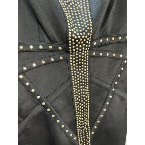 NWOT Forever 21 Studded Satin Mini Dress Medium - Picture 5 of 6
